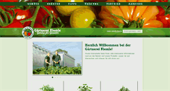 Desktop Screenshot of gaertnerei-kiemle.de